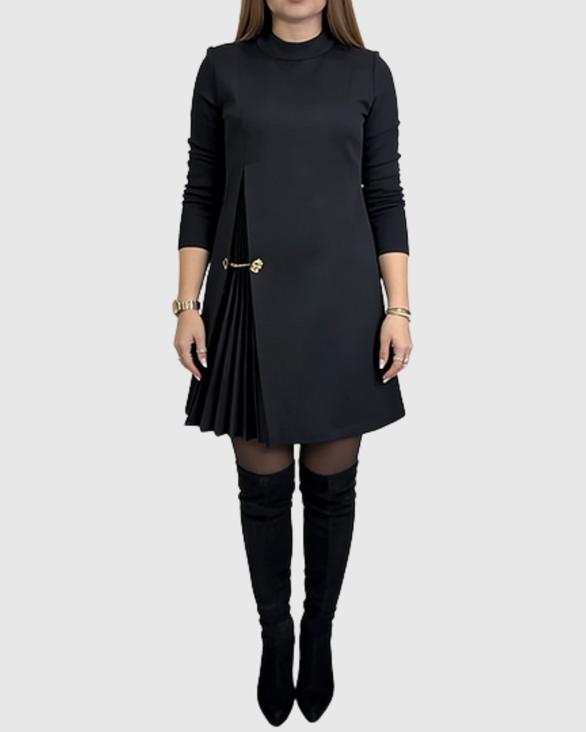 ISABELLA™ | VESTIDO ELEGANTE DE FALDA PLISADA