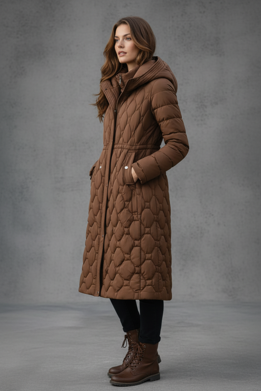 VÉLINA | Abrigo largo acolchado