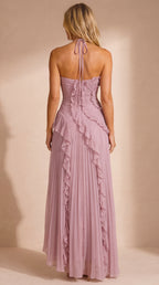 Rosalie – Vestido Largo Plisado