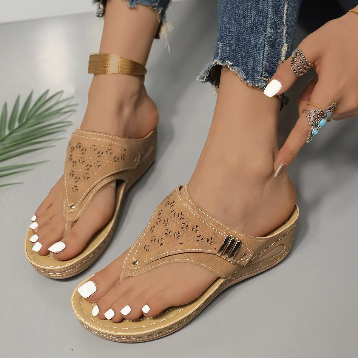 Archella | Sandalias con cuña de confort y sujeción