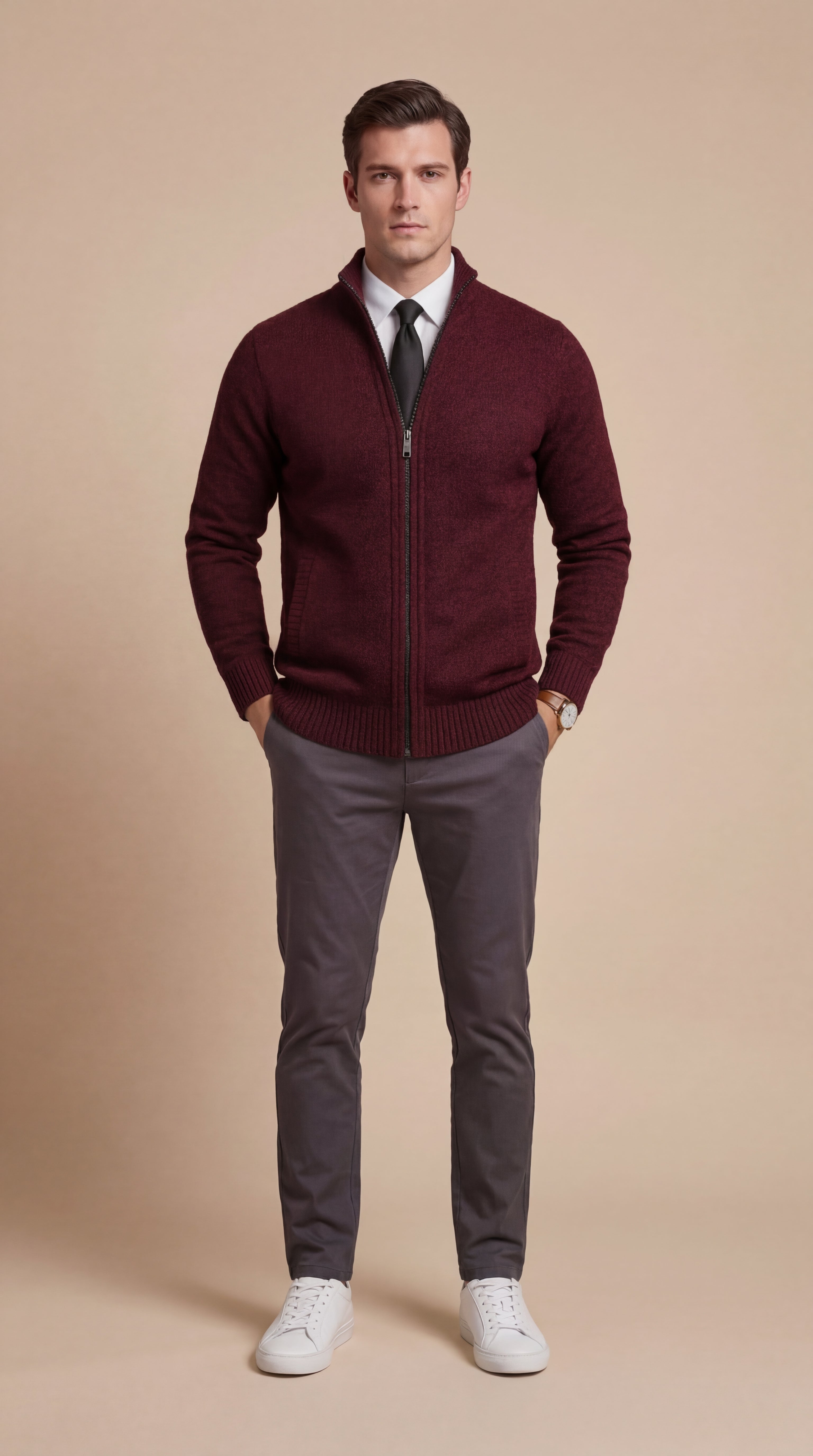 ENZO™ | CÁRDIGAN MERINO ELEGANTE