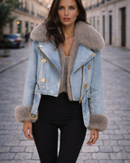 SÉLINA Luxe | Chaqueta vaquera térmica forrada